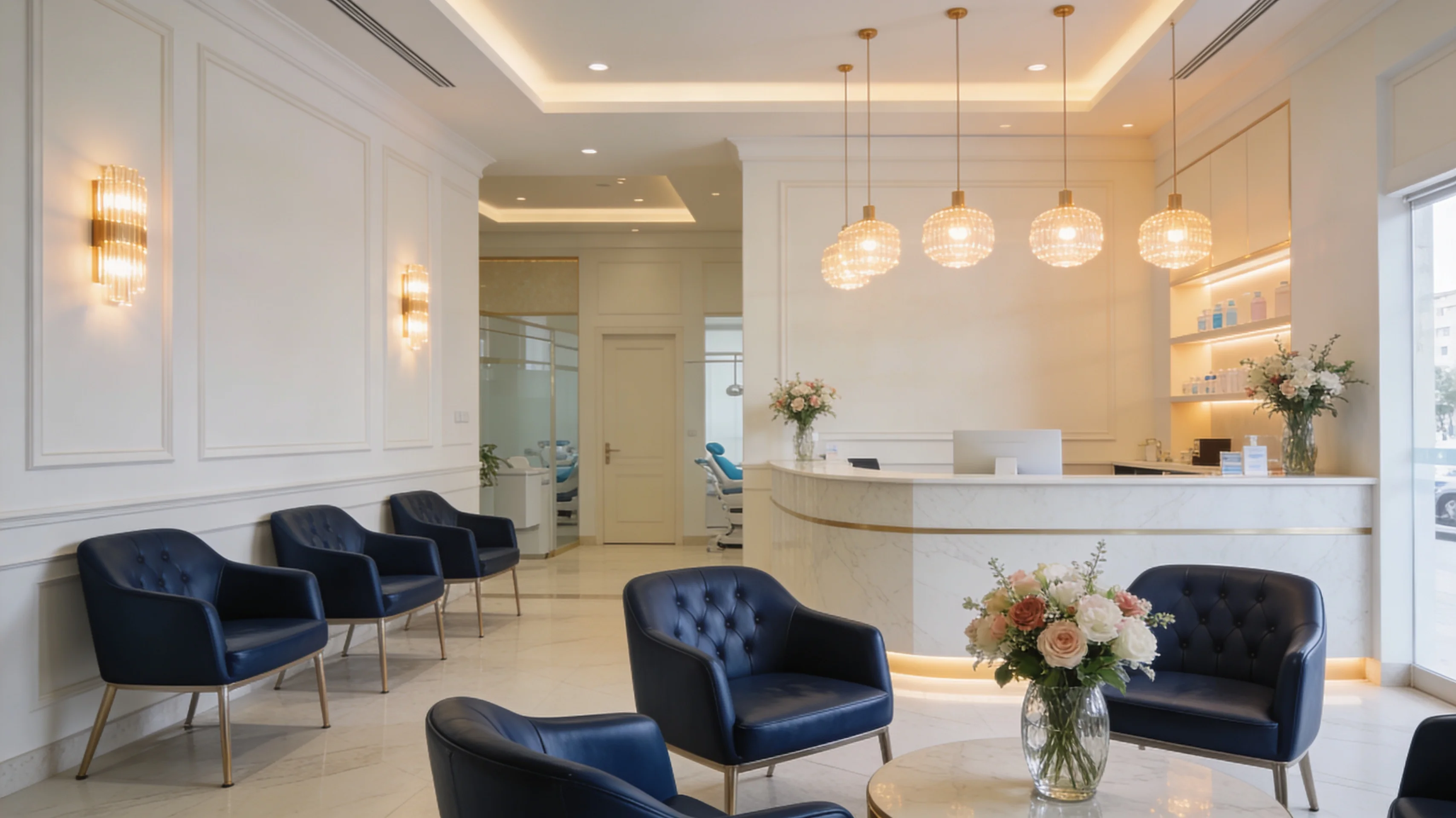 Premium dental clinic interior